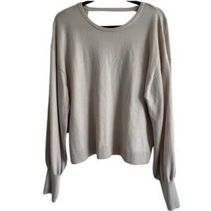 EXPRESS Crew Neck Sweater Open V-Cut on the back, Super Soft Women’s Size XL